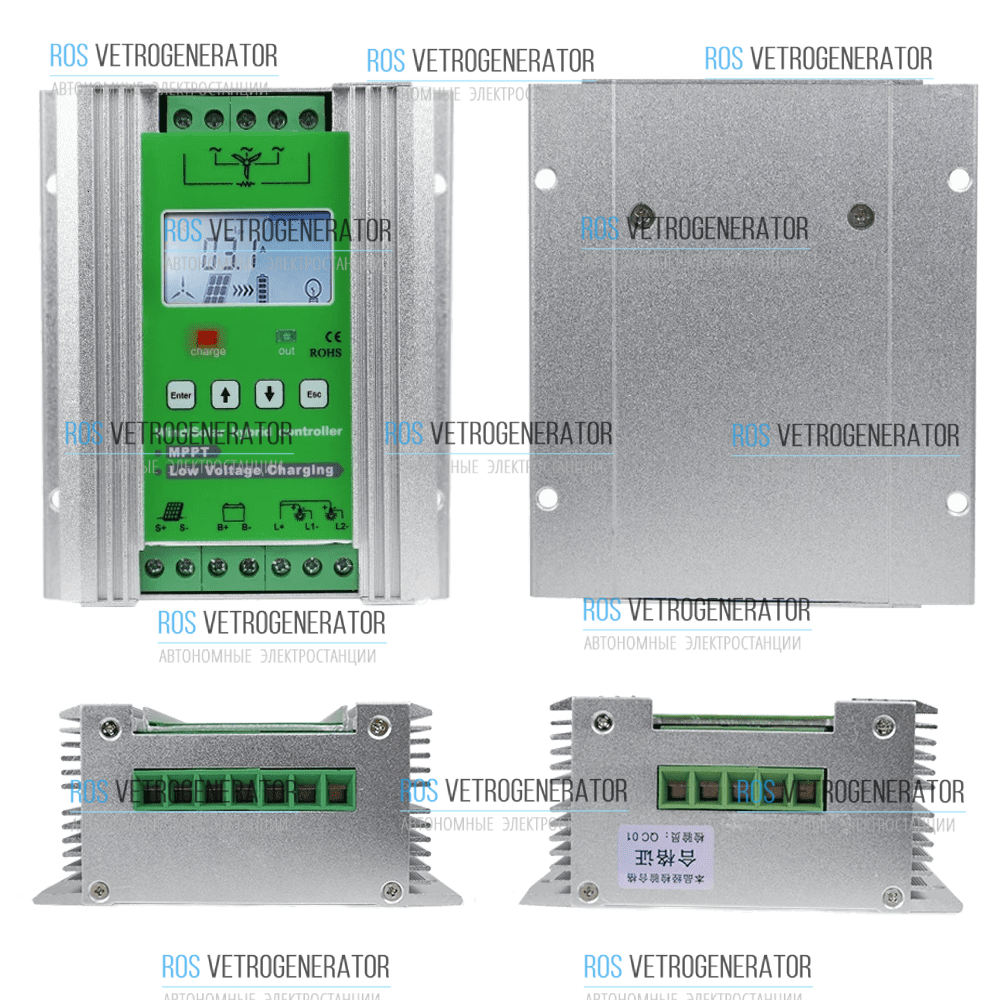 Контроллер заряда ветросолнечный RVK G1000/1000W купить в Астане по цене 28  533 руб